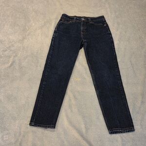 Vintage Levi's 512 Jeans Women's 6 (28x26) Dark Wash Denim Slim Fit Tapered Leg
